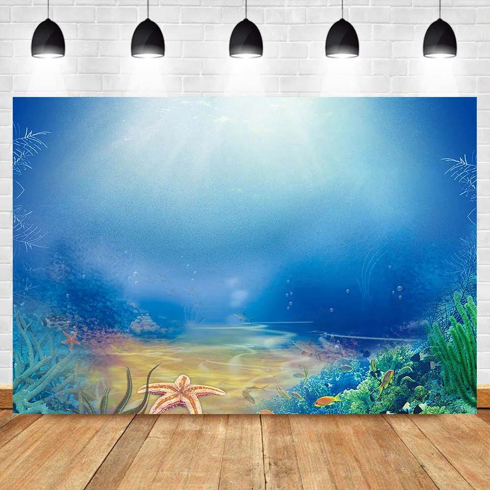 Neoback Underwater World Sunlight Photography Backdrops Fish coral Custom Birthday Party Baby Shower Photo Background Photophone
Neoback Underwater World Sunlight Photography Backdrops Fish coral Custom Birthday Party Baby Shower Photo Background Photophone