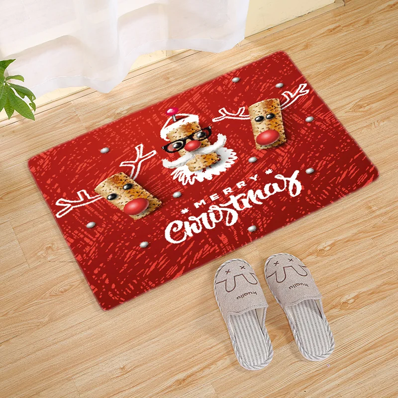Bath Mat 40x60cm Home Bathroom Non-slip Carpet Toilet Christmas Theme Suede Mats Absorbent Rug Mat Kitchen Toilet Floor Decor
Bath Mat 40x60cm Home Bathroom Non-slip Carpet Toilet Christmas Theme Suede Mats Absorbent Rug Mat Kitchen Toilet Floor Decor