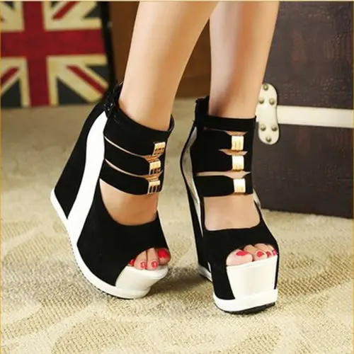 Women's fashion sandals 14cm summer new high thick bottom waterproof platform fish mouth hollow muffin sandals hate sky high
Women's fashion sandals 14cm summer new high thick bottom waterproof platform fish mouth hollow muffin sandals hate sky high