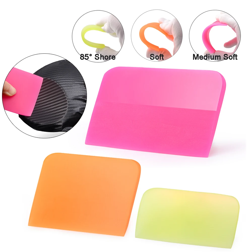 EHDIS 3pcs Window Film Tinting Rubber Scraper Set Car Glass Foil Sticker Wrapping Soft Squeegee Water Wipe Remover Cleaning Tool
EHDIS 3pcs Window Film Tinting Rubber Scraper Set Car Glass Foil Sticker Wrapping Soft Squeegee Water Wipe Remover Cleaning Tool