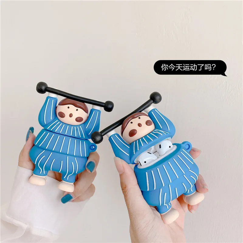 Case for Airpods Pro 1/2 Cover Spoof Weightlifting Girl Silicone Shockproof Earphone Protective Cover Accessories Air Pods Case
Case for Airpods Pro 1/2 Cover Spoof Weightlifting Girl Silicone Shockproof Earphone Protective Cover Accessories Air Pods Case