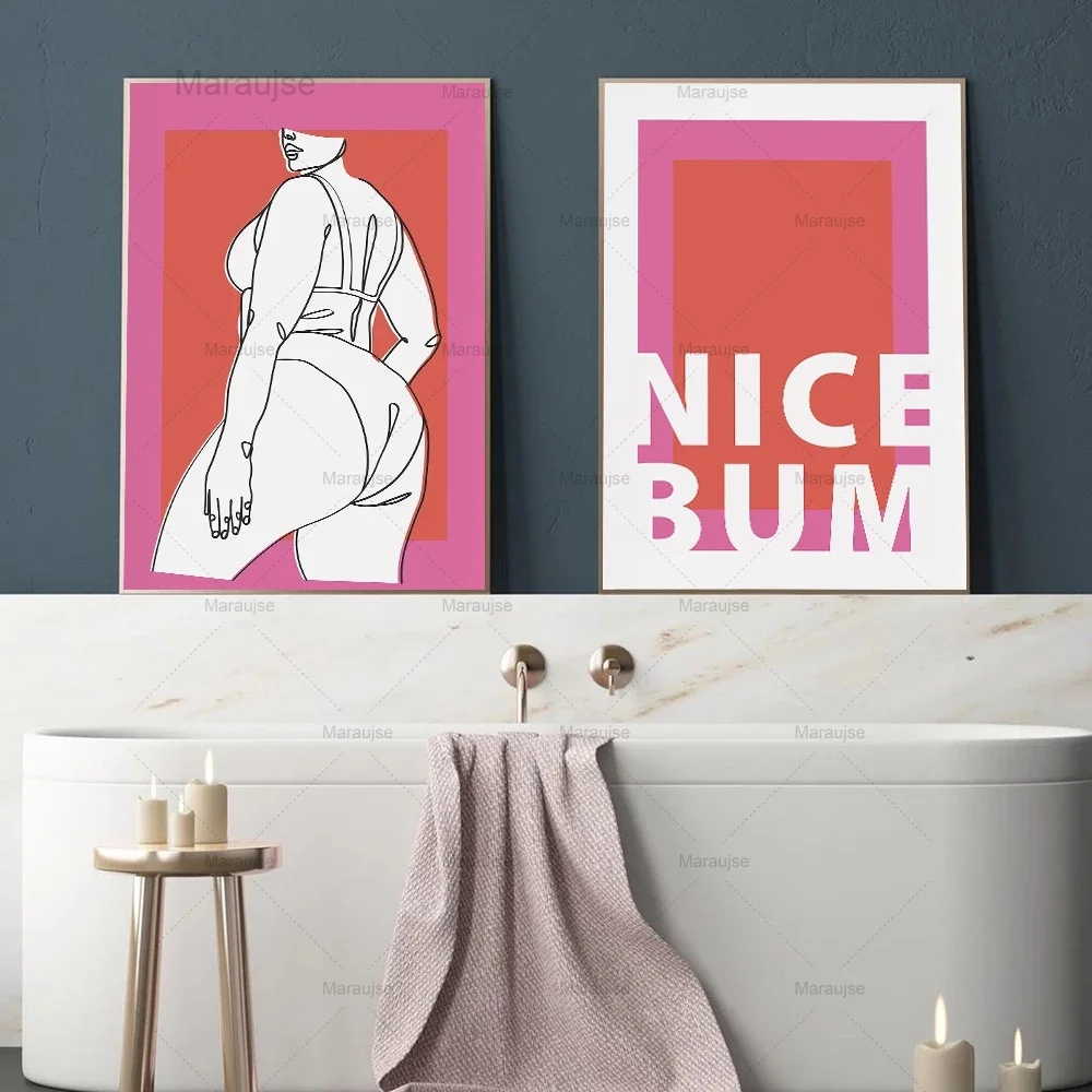 Curvy Woman Wall Art Prints Body Positive Posters Nice Bum Female Figure Nude Girl Canvas Painting Pictures For Bathroom Bedroom
Curvy Woman Wall Art Prints Body Positive Posters Nice Bum Female Figure Nude Girl Canvas Painting Pictures For Bathroom Bedroom