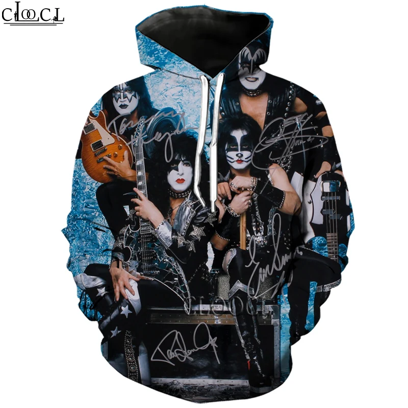 CLOOCL 2021 New Hip Hop Rock Metal Kiss Band 3D Print Harajuku Men Women Hoodies Casual Streetwear Hoody Pullover Drop Shipping
CLOOCL 2021 New Hip Hop Rock Metal Kiss Band 3D Print Harajuku Men Women Hoodies Casual Streetwear Hoody Pullover Drop Shipping