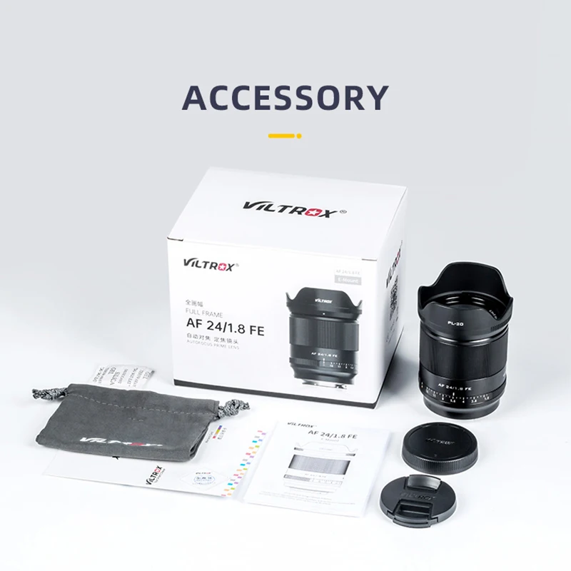 Viltrox AF 24mm F1.8 Full Frame Wide-Angle Fixed Focus Portrait Lens For SONY Cameras E Mount A7M3 A7R3 A7C A7R4 A9 A7 III
Viltrox AF 24mm F1.8 Full Frame Wide-Angle Fixed Focus Portrait Lens For SONY Cameras E Mount A7M3 A7R3 A7C A7R4 A9 A7 III