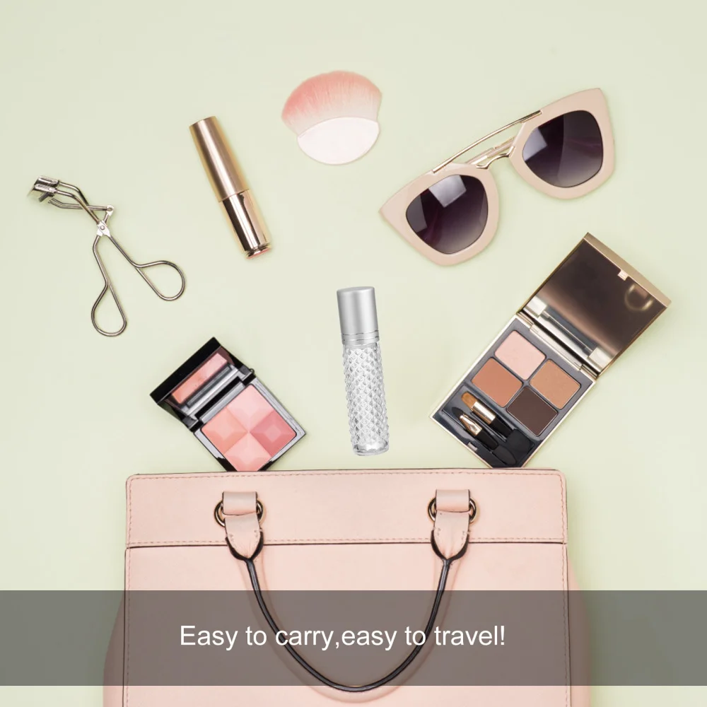 8Pcs Essential Oil Roll-on Bottles Glass Anti-slip Container Roller Bottles 
8Pcs Essential Oil Roll-on Bottles Glass Anti-slip Container Roller Bottles