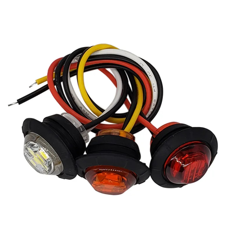 Круглые светодиодные габаритные огни 12 В 3/4 дюйма для грузовика, прицепа, 30 шт.
Круглые светодиодные габаритные огни 12 В 3/4 дюйма для грузовика, прицепа, 30 шт.