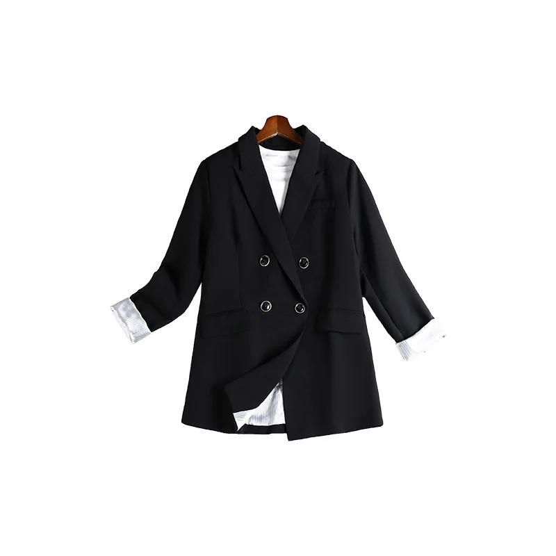 Oversized double breasted suit coat autumn 2020 new fashionable lady's top blazer femme plus size womens tops and blouses 8694
Oversized double breasted suit coat autumn 2020 new fashionable lady's top blazer femme plus size womens tops and blouses 8694