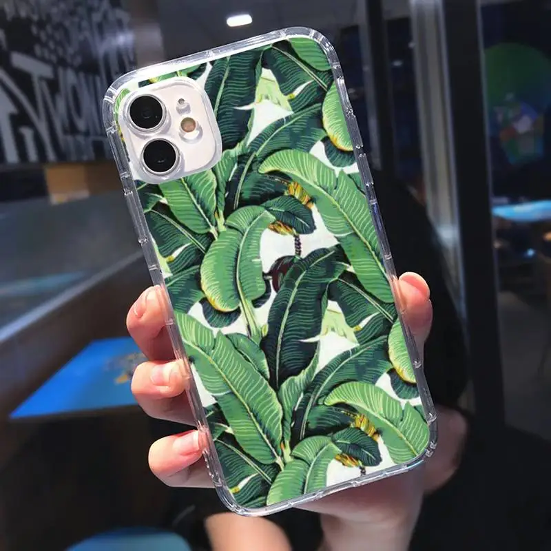 Tropical Green Plant Leaf Phone Case Transparent soft For iphone 5 5s 5c se 6 6s 7 8 11 12 plus mini x xs xr pro max
Tropical Green Plant Leaf Phone Case Transparent soft For iphone 5 5s 5c se 6 6s 7 8 11 12 plus mini x xs xr pro max