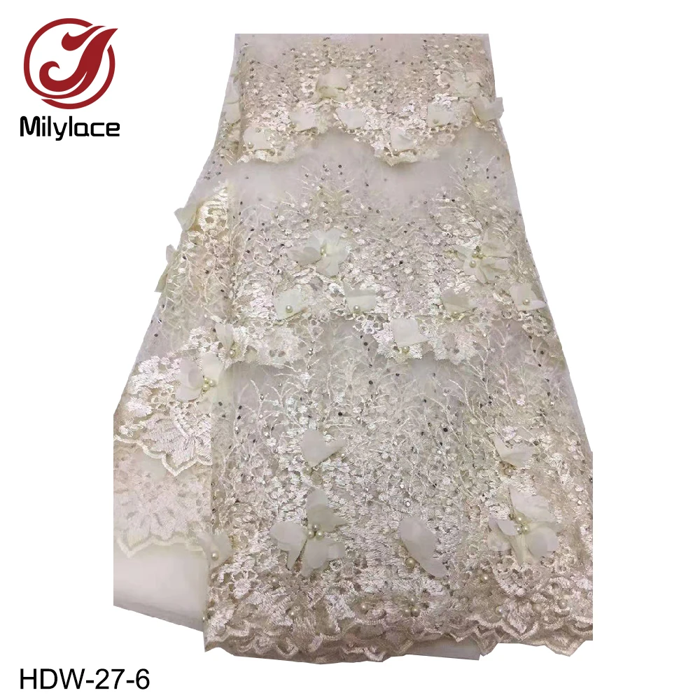 African Tulle Lace Fabric with Applique High Quality African Nigerian Women 5 Yards Embroidered Lace Fabric HDW-27
African Tulle Lace Fabric with Applique High Quality African Nigerian Women 5 Yards Embroidered Lace Fabric HDW-27