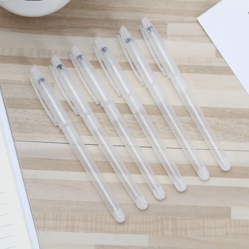 New Gel Pen Sleeve Ball Head 0.5mm Transparent Simple Style Pen Sleeve Neutral Bibi Shell Pen Holder 1PC
New Gel Pen Sleeve Ball Head 0.5mm Transparent Simple Style Pen Sleeve Neutral Bibi Shell Pen Holder 1PC