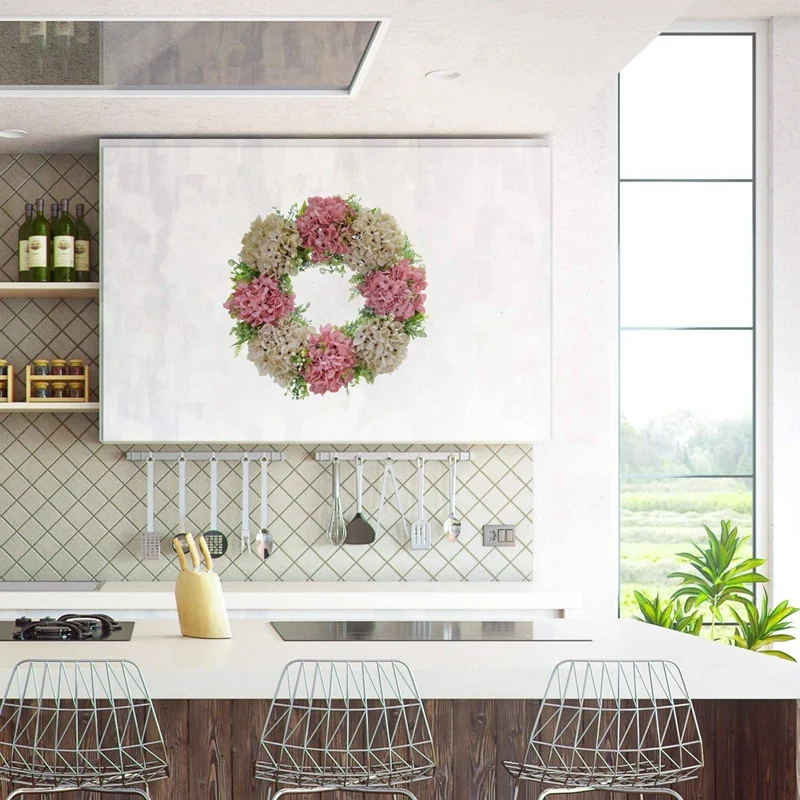 Artificial Hydrangea Wreath Spring Summer Wreath for Front Door Wall Window Idyllic Outdoor Wedding Party Home Decor
Artificial Hydrangea Wreath Spring Summer Wreath for Front Door Wall Window Idyllic Outdoor Wedding Party Home Decor