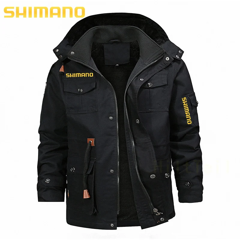 Shimano Fishing Clothes Thick Breathable Fishing Jacket Men Solid Hooded Windproof Multi-Pocket Hoodie Coat for Fishing Wear
Shimano Fishing Clothes Thick Breathable Fishing Jacket Men Solid Hooded Windproof Multi-Pocket Hoodie Coat for Fishing Wear
