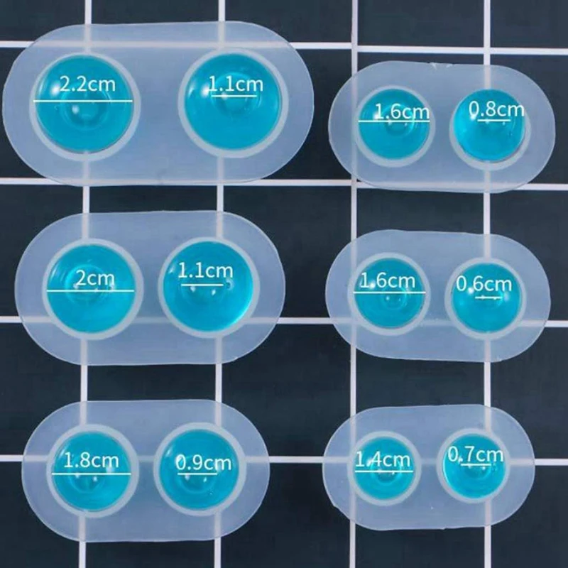 2Pcs Conical Pyramid Crystal Silicone Resin Molds with 6 Sizes/Set Bjd Doll Heavy Pupil Eye Clear Silicone Mold
2Pcs Conical Pyramid Crystal Silicone Resin Molds with 6 Sizes/Set Bjd Doll Heavy Pupil Eye Clear Silicone Mold