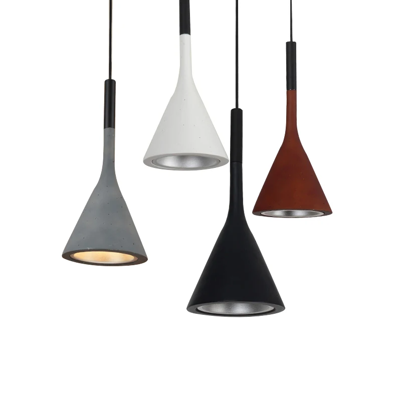 

Современная подвесная потолочная лампа Aplomb, потолочные светильники для столовой, веревка, скандинавский подвесной светильник, ретро-бетон...