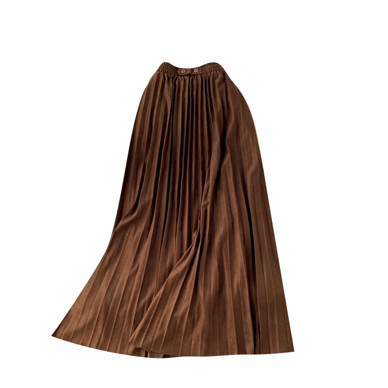 Women Retro Pleated Skirt Korean Elegant Solid High Waist A-line Dresses Summer Casual Loose Streetwear Long Dress
Women Retro Pleated Skirt Korean Elegant Solid High Waist A-line Dresses Summer Casual Loose Streetwear Long Dress