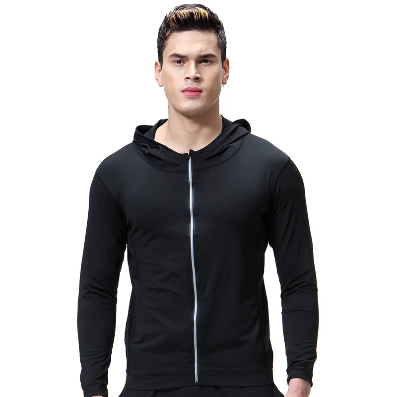 Men Gym Hooded T Shirts Running jacket Zipper Long Sleeve Running Quick-Dry Shirt Fitness Outdoors Sportswear Top
Men Gym Hooded T Shirts Running jacket Zipper Long Sleeve Running Quick-Dry Shirt Fitness Outdoors Sportswear Top
