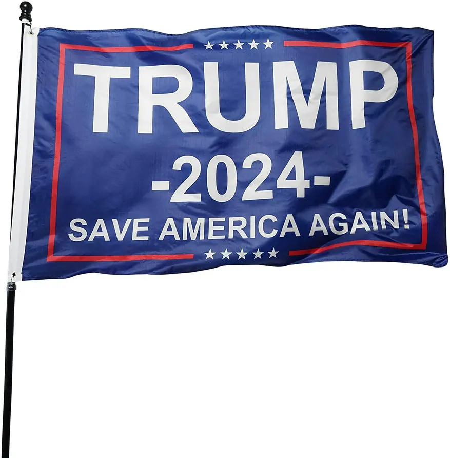 

Free shipping Donald Trump 2024 Flag 90X150cm Save America Again Donald For President USA Keep America Great Election Banner