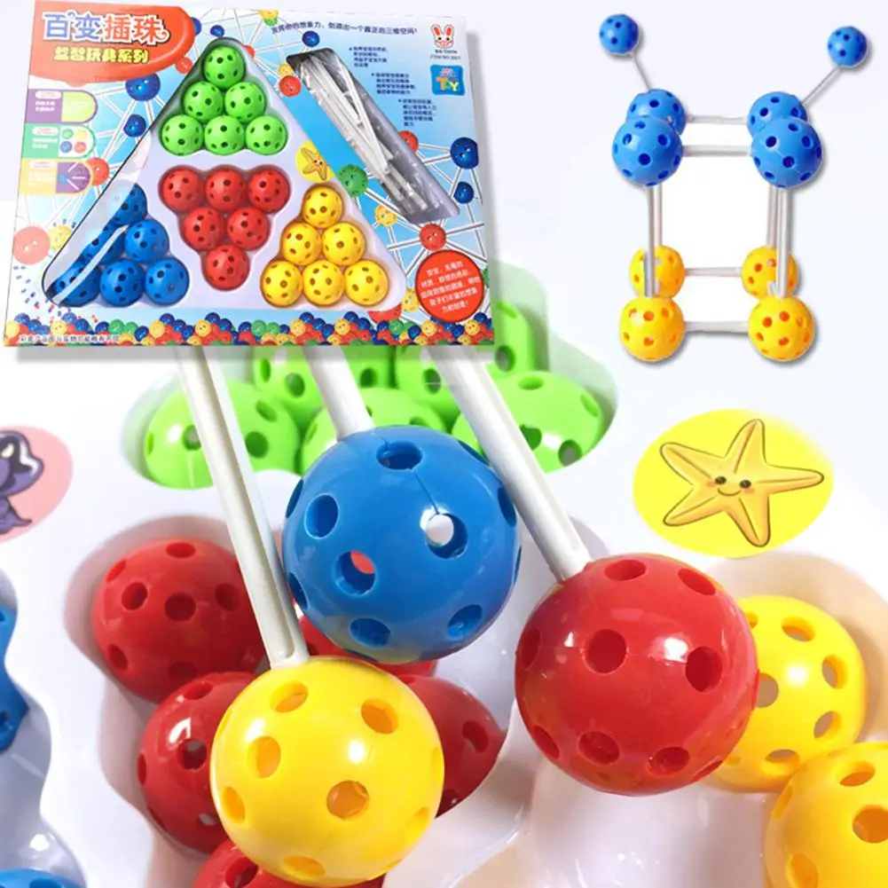 2019Colorful Balls Sticks DIY Building Blocks Construction Set Educational Kids Toy gift for children Children Christmas Gift
2019Colorful Balls Sticks DIY Building Blocks Construction Set Educational Kids Toy gift for children Children Christmas Gift