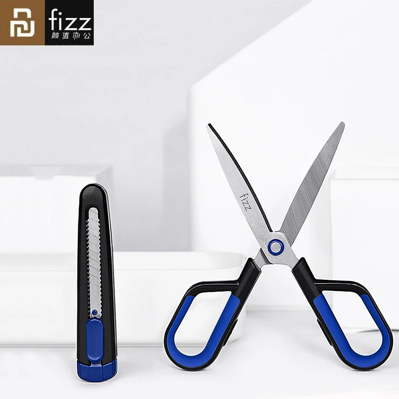 Многофункциональные ножницы Youpin Fizz 2 в 1 с ножом и острыми лезвиями для офиса, канцелярские принадлежности, домашние кухонные ножницы, аксес... 
Многофункциональные ножницы Youpin Fizz 2 в 1 с ножом и острыми лезвиями для офиса, канцелярские принадлежности, домашние кухонные ножницы, аксес...