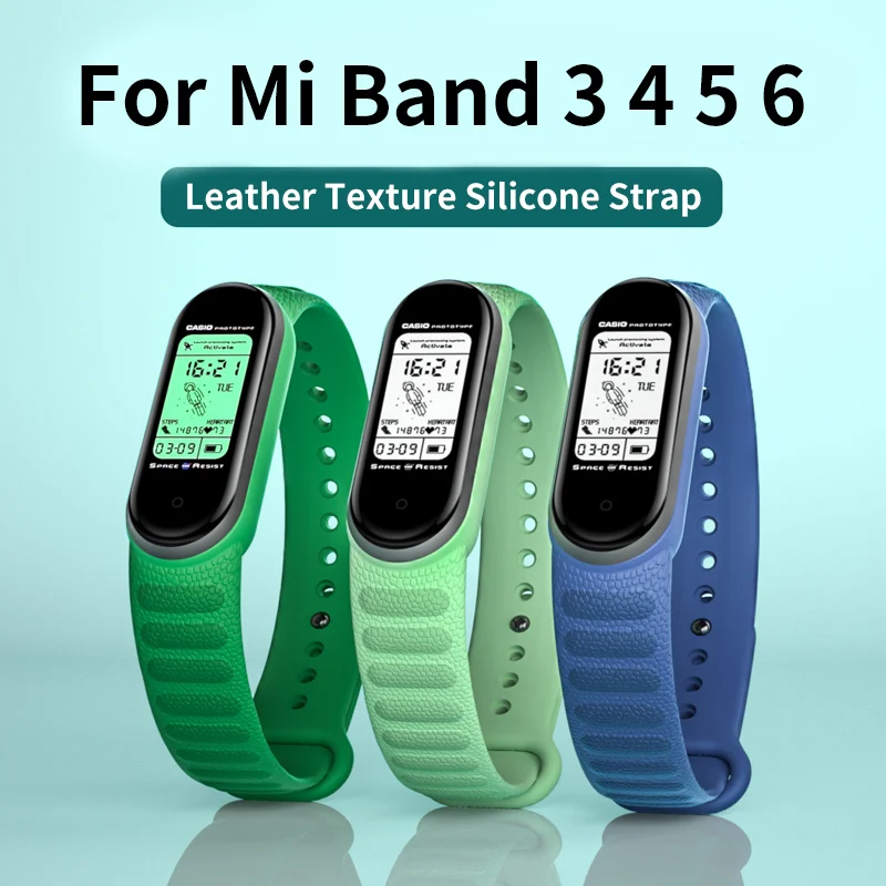 Dermatoglyph Starp для Xiaomi Mi Band 6 5 3 4 силиконовый спортивный ремешок mi браслет Amazfit на