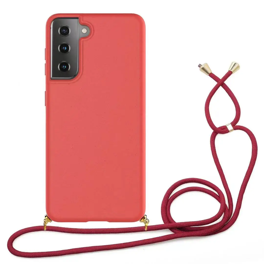 Чехол из пшеничной соломы для Galaxy S20 Ultra Degradable поставляется с вешалкой
Чехол из пшеничной соломы для Galaxy S20 Ultra Degradable поставляется с вешалкой