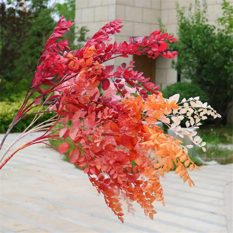 10Pcs Fake Long Stem Tea Leaf (9 stems/piece) 42.52" Length Simulation Autumn Plastic Greenery for Wedding Home Artifcial Plants
10Pcs Fake Long Stem Tea Leaf (9 stems/piece) 42.52" Length Simulation Autumn Plastic Greenery for Wedding Home Artifcial Plants