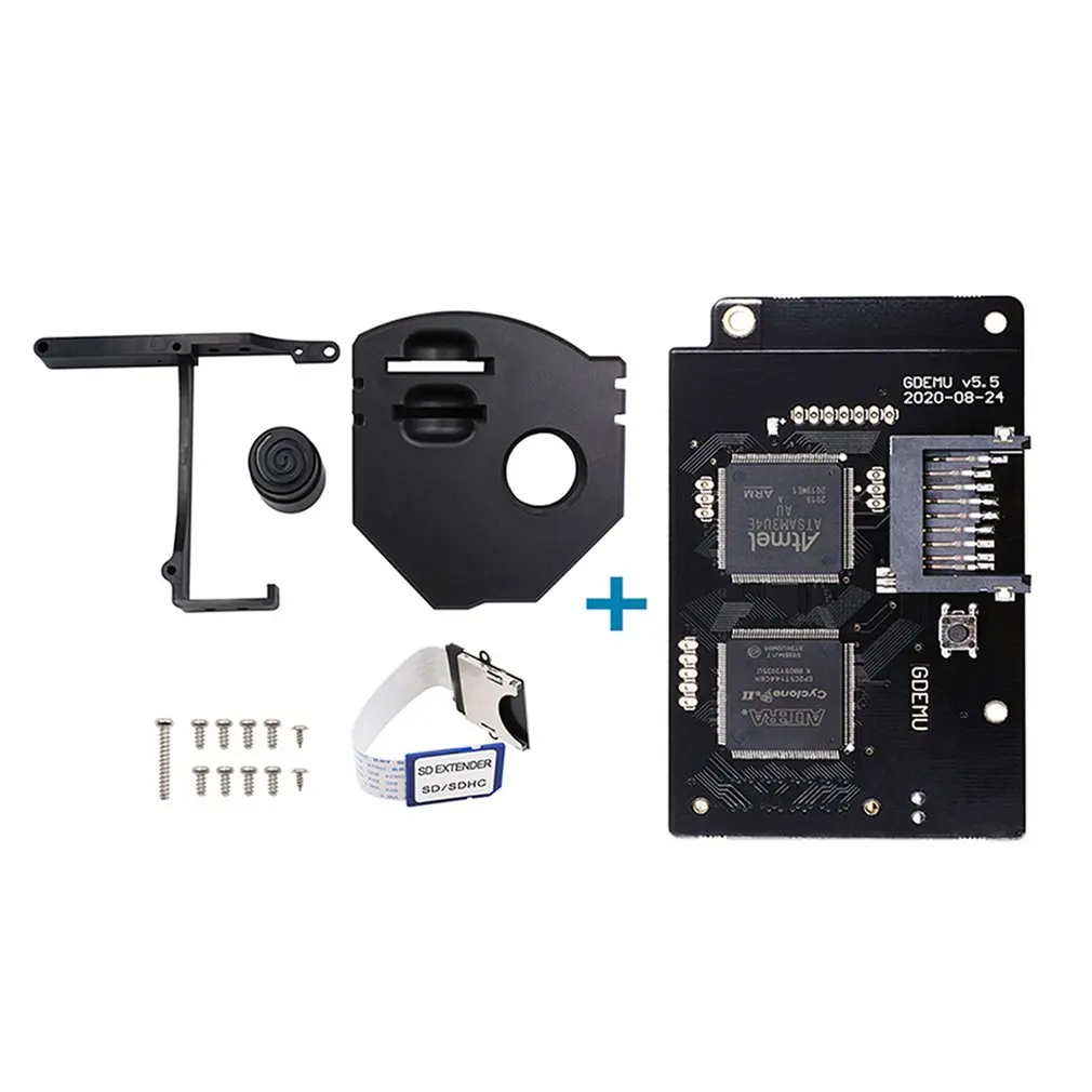 For GDEMU V5.5 Black Gold Plate Installation Kit Portable Optical Drive PCB Board Card 3D Printed Mount Kit
For GDEMU V5.5 Black Gold Plate Installation Kit Portable Optical Drive PCB Board Card 3D Printed Mount Kit
