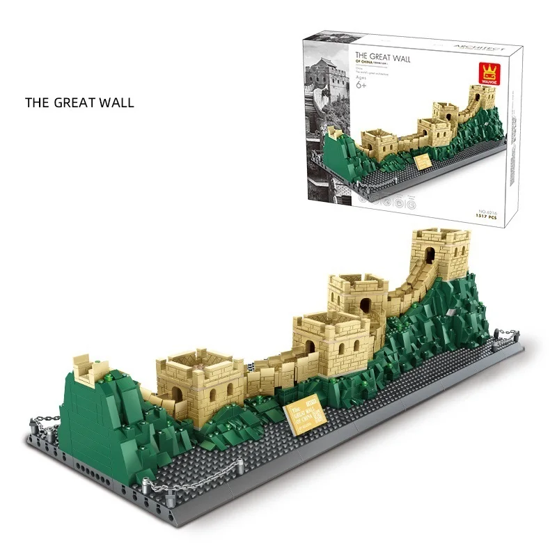 The Great Wall Bricks City Great building Serise Building Blocks Toys for Children Chinese Culture Style Gifts Model 1517Pcs
The Great Wall Bricks City Great building Serise Building Blocks Toys for Children Chinese Culture Style Gifts Model 1517Pcs