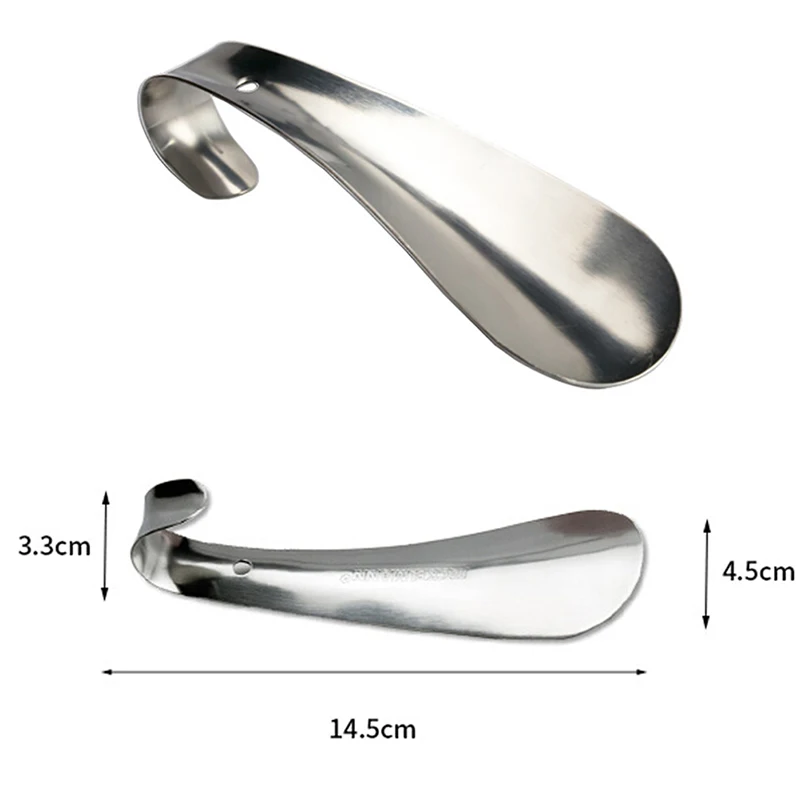 1pcs Spoon Shoehorn Professional Shoehorn 14.5cm Stainless Steel Metal Shoe Horn Shoes Lifter Tool
1pcs Spoon Shoehorn Professional Shoehorn 14.5cm Stainless Steel Metal Shoe Horn Shoes Lifter Tool