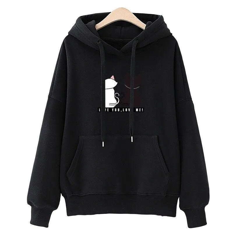 Streetwear Hoodies Women Sweatshirt Autumn Long Sleeve Hoodies Harajuku Hoodie Cute Cat Print Sweatshirt Women Sudadera Mujer
Streetwear Hoodies Women Sweatshirt Autumn Long Sleeve Hoodies Harajuku Hoodie Cute Cat Print Sweatshirt Women Sudadera Mujer