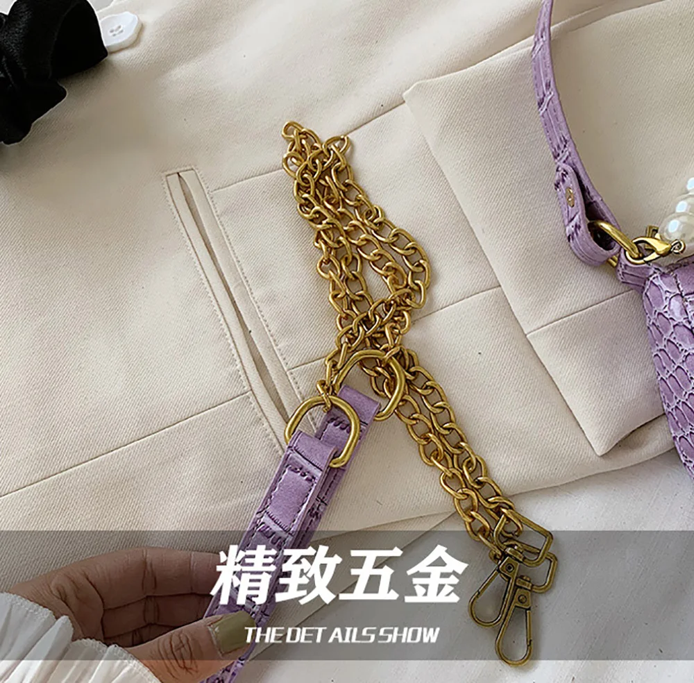 ANOKHOGI 2020 Stone Pattern Female Chains Pearl PU Shoulder Bag Fashion Candy Color Hot Sale Handbag ZX33
ANOKHOGI 2020 Stone Pattern Female Chains Pearl PU Shoulder Bag Fashion Candy Color Hot Sale Handbag ZX33