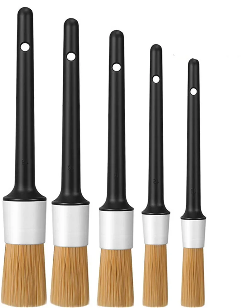 Car exterior interior detail brush 5PC wild boar bristle brush, used for car cleaning, car beauty tool, dashboard cleaning brush
Car exterior interior detail brush 5PC wild boar bristle brush, used for car cleaning, car beauty tool, dashboard cleaning brush