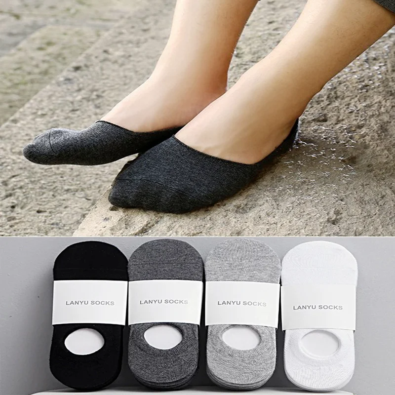 5 Pairs Men's Women's Breathable Sports Socks Solid Color Boat Socks Summer Non-slip Silicone Cotton Socks Men's Ankle Socks
5 Pairs Men's Women's Breathable Sports Socks Solid Color Boat Socks Summer Non-slip Silicone Cotton Socks Men's Ankle Socks