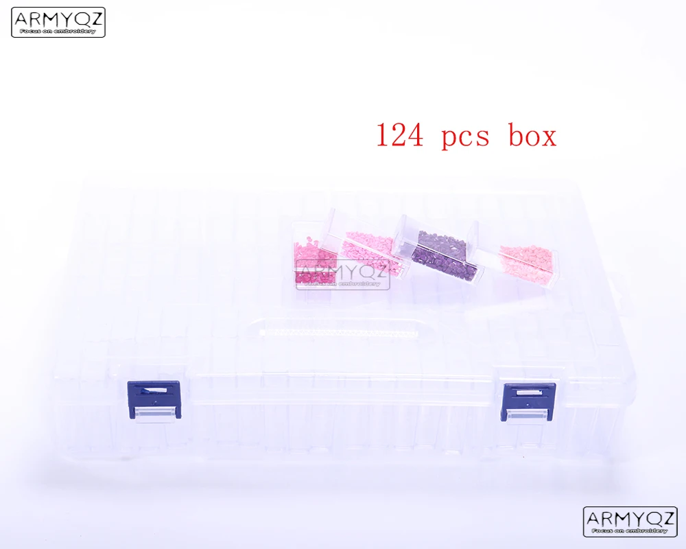 124pcs Boxes Diamond Painting Accessories Tools Storage Box Beads Container Diamond Embroidery Stone Convenience Box
124pcs Boxes Diamond Painting Accessories Tools Storage Box Beads Container Diamond Embroidery Stone Convenience Box