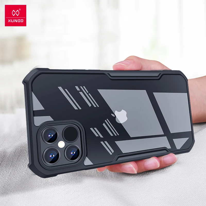 Для iPhone 12 Mini Pro Max Xundd противоударный чехол прозрачный защитный тонкий для iPhone12 5