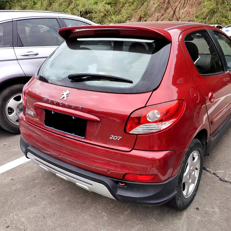 Спойлер из АБС-пластика для Peugeot 2008 + 206 207 высокое качество Праймер цветной