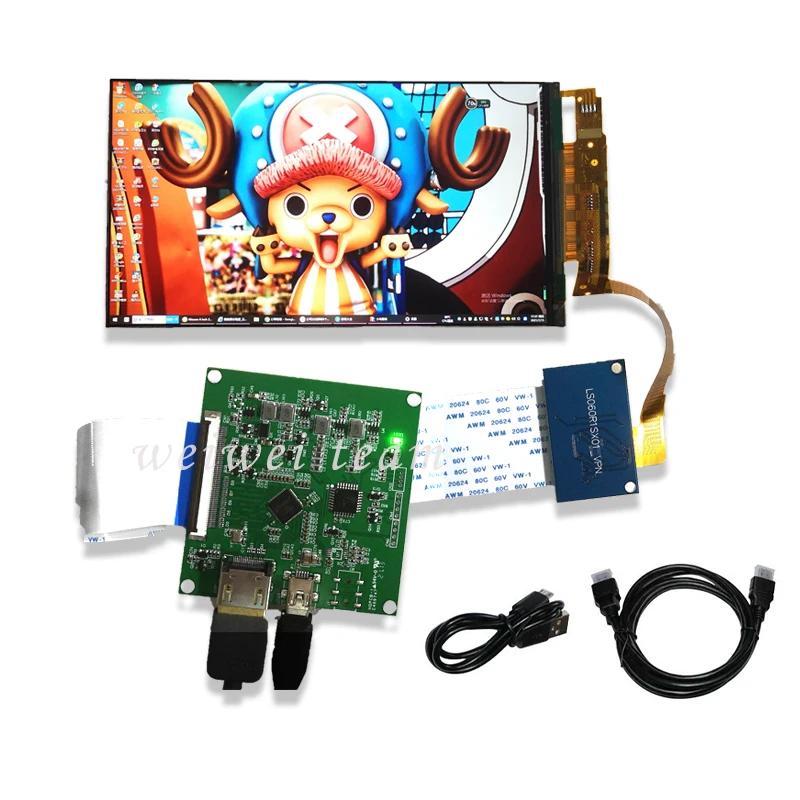 For Raspberry Pi 3 Display 6 inch 2K LCD LS060R1SX01 2560x1440 UV 3D Printer Screen HDMI-Compatible to MIPI Driver Board
For Raspberry Pi 3 Display 6 inch 2K LCD LS060R1SX01 2560x1440 UV 3D Printer Screen HDMI-Compatible to MIPI Driver Board