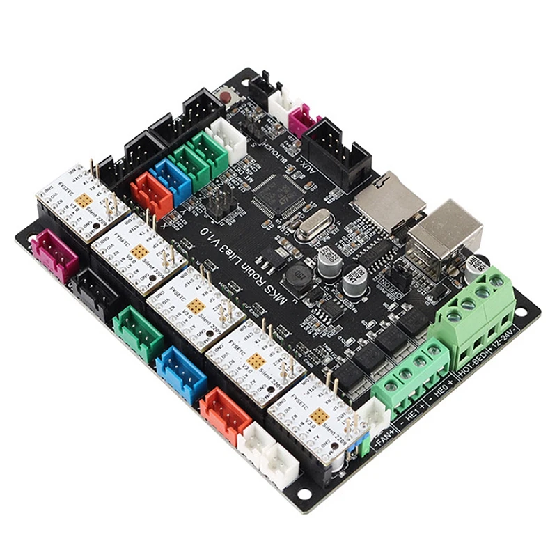 Материнская плата для 3D принтера MKS Robin Lite3 + TMC2209 x 5 комплект драйвера двухцветная