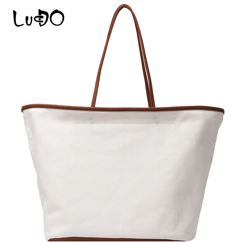 Tote Bags Casual Women Canvas Handbag Large Capacity Female Solid Color Shoulder Bag Simple Big Travel Shopping Bag Purse 2pcs
Tote Bags Casual Women Canvas Handbag Large Capacity Female Solid Color Shoulder Bag Simple Big Travel Shopping Bag Purse 2pcs