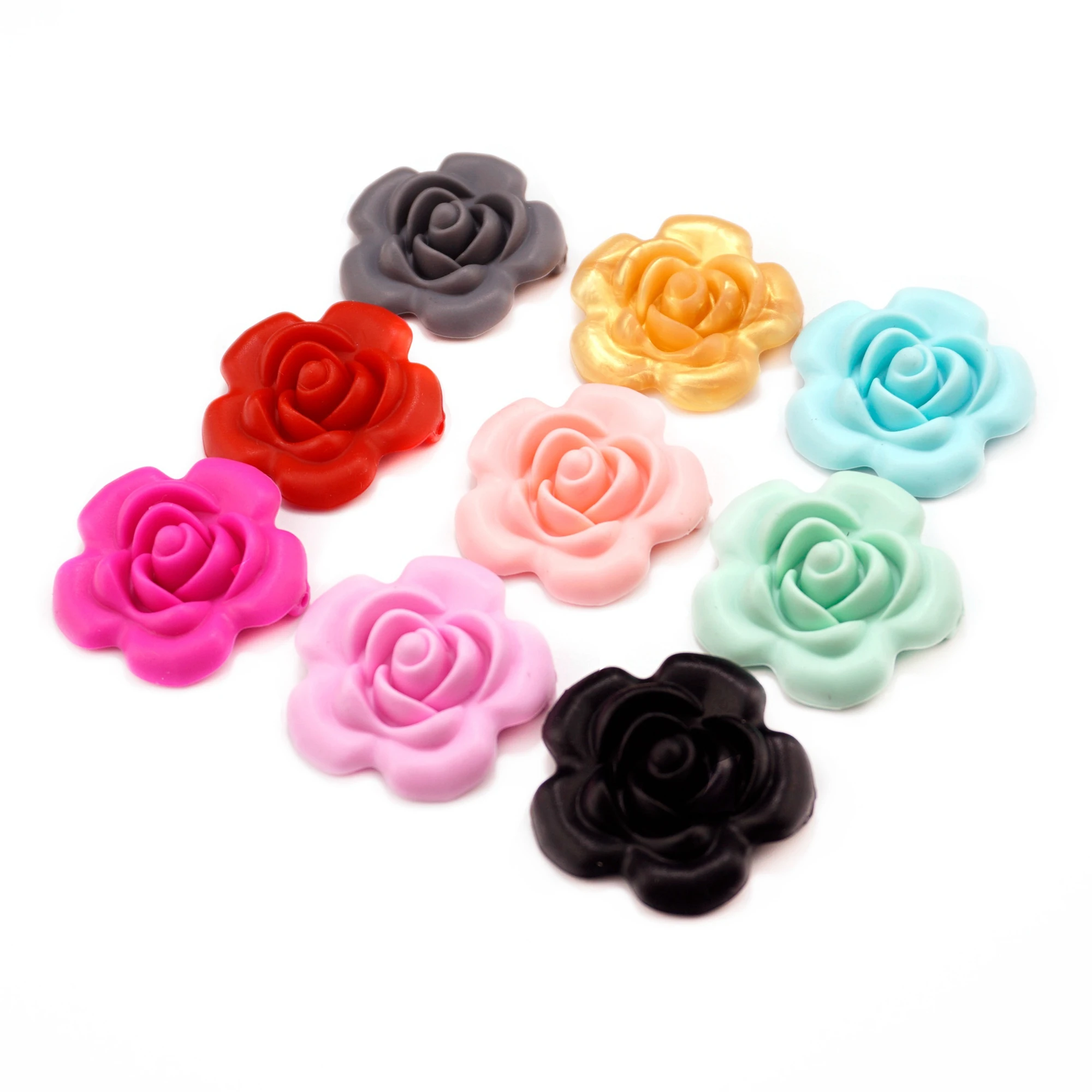 10 шт., силиконовые бусины для прорезывания зубов, 40 мм 
10 шт., силиконовые бусины для прорезывания зубов, 40 мм