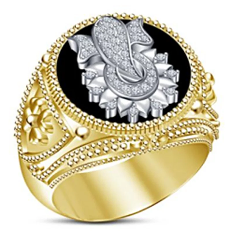 Creative Elephant Head Ring Men Punk Motorcycle Biker Gold Plated Color Geometric African Tribe Animal Fashion Jewelry
Creative Elephant Head Ring Men Punk Motorcycle Biker Gold Plated Color Geometric African Tribe Animal Fashion Jewelry