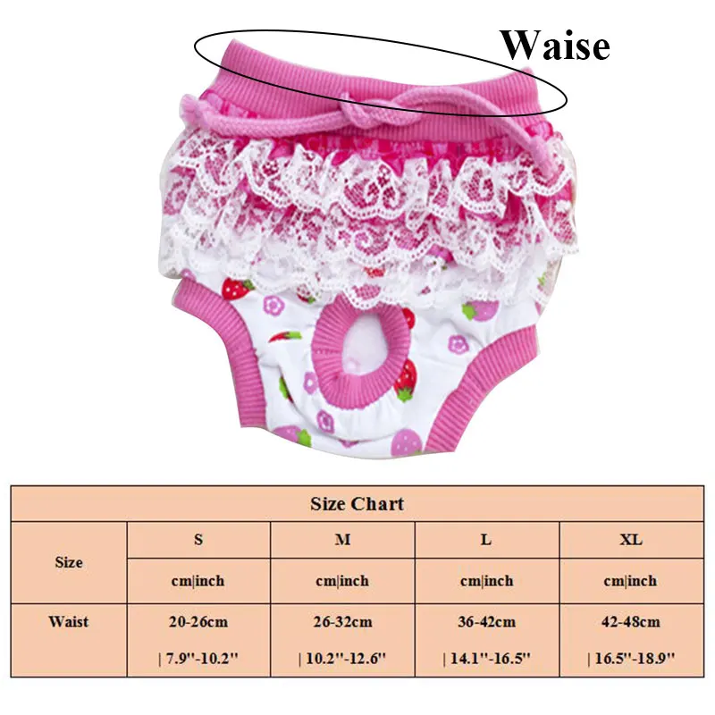 Pet Lace Physiological Pants Multi-color Printing Cotton Physiological Pant Breathable Sanitary Dogs Supplies 2021 New Arrival
Pet Lace Physiological Pants Multi-color Printing Cotton Physiological Pant Breathable Sanitary Dogs Supplies 2021 New Arrival