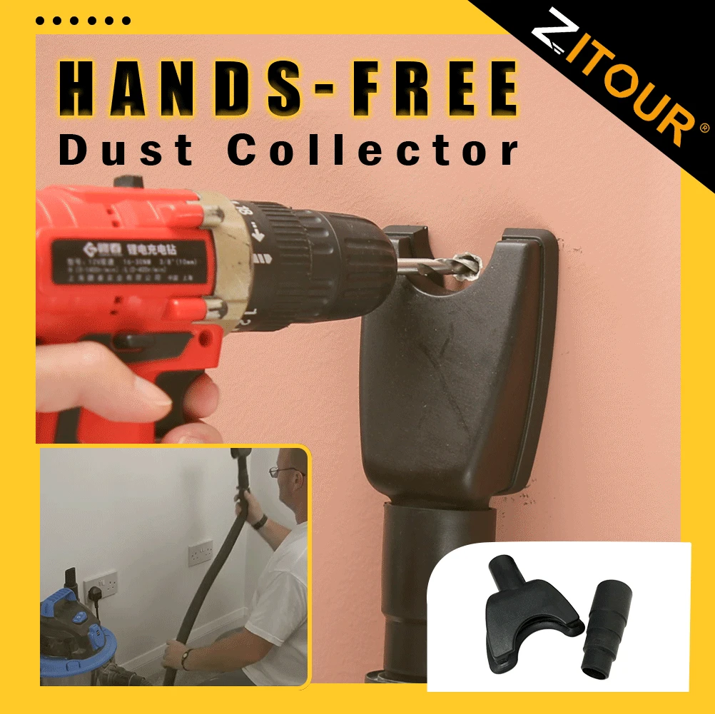 

Zitour® Hands-Free Dust Collector Drill dust vacuum cleaner Electric Drill Dust Rubber Drill Dust Collector Dustproof Device Pow