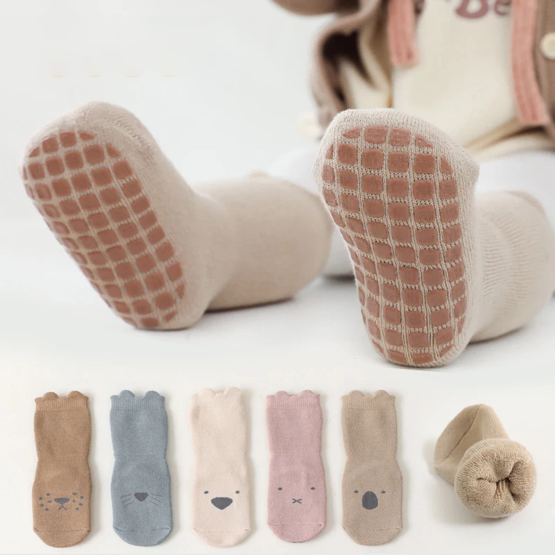 Children's Socks Newborn Soft Combed Cotton Non-slip Floor Socks for Kids Cartoon Socks
Children's Socks Newborn Soft Combed Cotton Non-slip Floor Socks for Kids Cartoon Socks