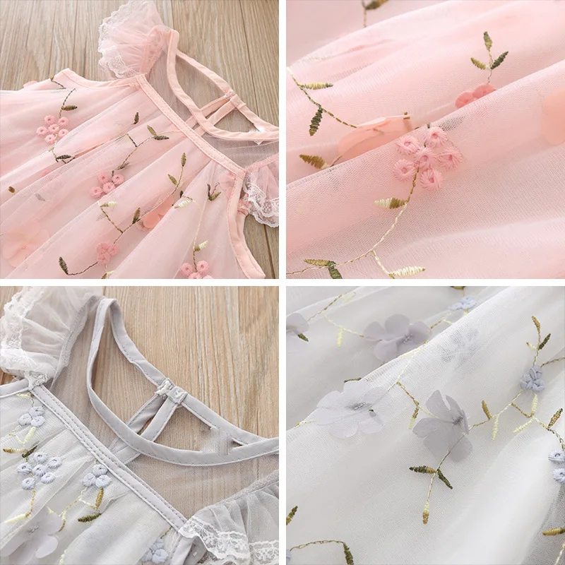 Summer Casual Dress Baby Girls Flower Pattern Sleeveless Lace Design Kids Princess Dresses
Summer Casual Dress Baby Girls Flower Pattern Sleeveless Lace Design Kids Princess Dresses