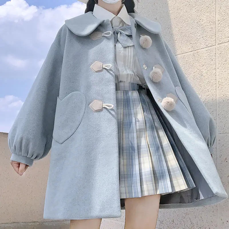 2021 winter new women's jk coat woolen coat for women students Korean style loose college style women's solid color woolen coat
2021 winter new women's jk coat woolen coat for women students Korean style loose college style women's solid color woolen coat