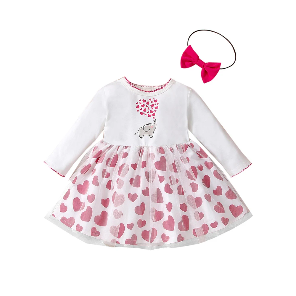 Newborn Baby Girls Dress Animal Spring/Autumn Long Sleeve Cute/Romantic Cotton Round Neck Pullover Knee Length Girls Print Mesh
Newborn Baby Girls Dress Animal Spring/Autumn Long Sleeve Cute/Romantic Cotton Round Neck Pullover Knee Length Girls Print Mesh