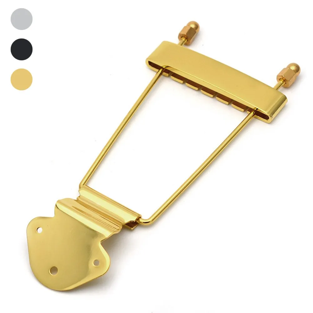 6 String Trapeze Tailpiece For Jazz Archtop Guitar Bridge Stringer 3x Screw Metal Basses Parts Accessories Black Gold Chrome
6 String Trapeze Tailpiece For Jazz Archtop Guitar Bridge Stringer 3x Screw Metal Basses Parts Accessories Black Gold Chrome