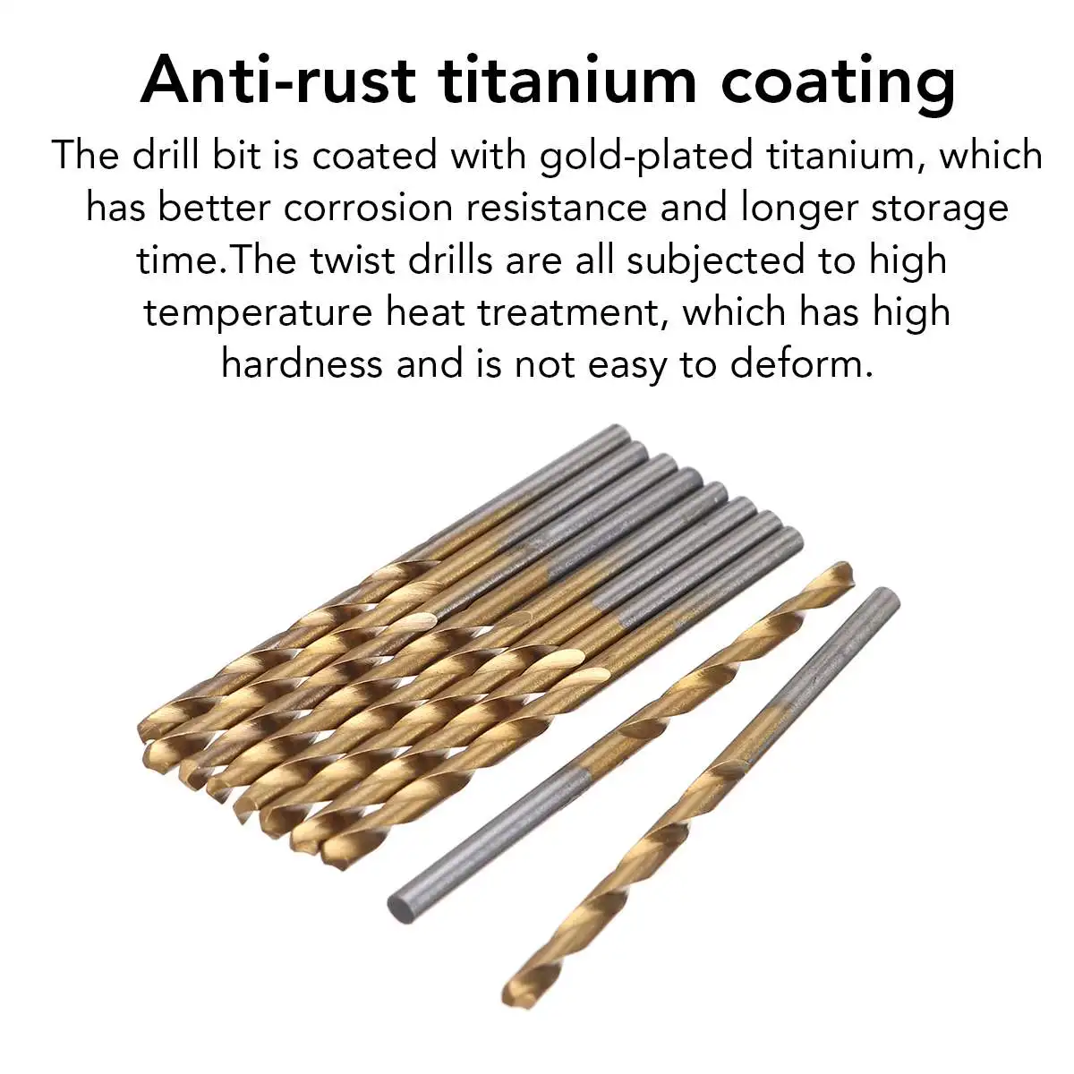 200/50/100/PCS Twist Drill Bit Set 1.0/1.5/2/2.5/3.0mm Round Handle Twist Drill High Carbon Steel Bit Set Woodworking Drill Tool
200/50/100/PCS Twist Drill Bit Set 1.0/1.5/2/2.5/3.0mm Round Handle Twist Drill High Carbon Steel Bit Set Woodworking Drill Tool