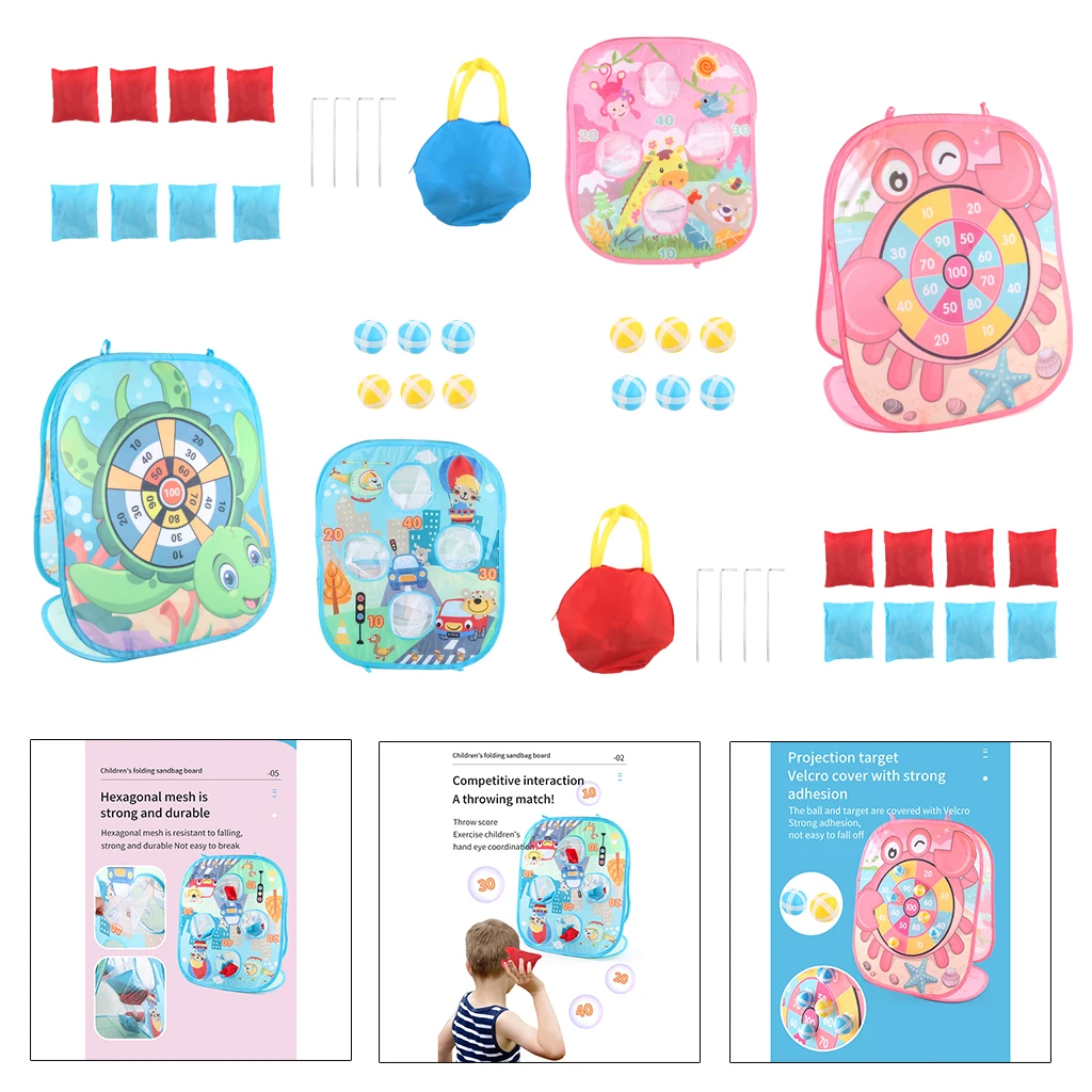 Throwing Sand Bag Toss Game for Boys Foldable Printed Outdoor Cornhole Board Activities Games Party Supplies
Throwing Sand Bag Toss Game for Boys Foldable Printed Outdoor Cornhole Board Activities Games Party Supplies